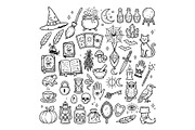 Magical Doodle Elements and Potions, an Object Illustration by Voodz_shop (Thumbnail 1 of 3)