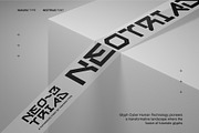 Neotriad - Futuristic Font, a Sans Serif Font by Hakara Type (Thumbnail 3 of 7)
