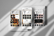 163 Black Aesthetic iOS 14 App Icons, an Icon by velychko.ua (Thumbnail 4 of 6)