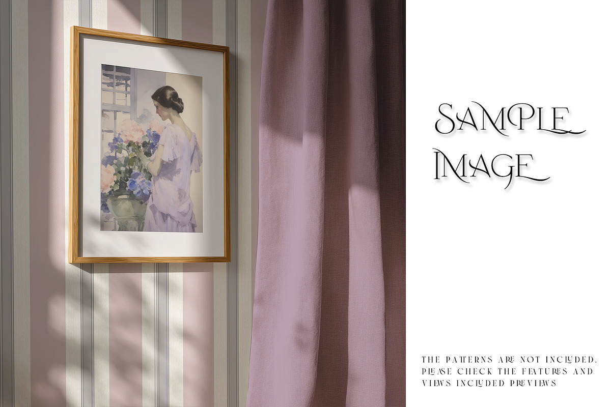 Frame & Wallpaper Mockups, a Mockup by mock-ups (Photo 24 of 29)