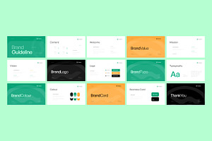Brand identity design template