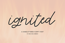 Ignited Script