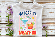Margarita Weather Summer Drink PNG, a Seasonal Illustration by OK Design (Thumbnail 2 of 5)