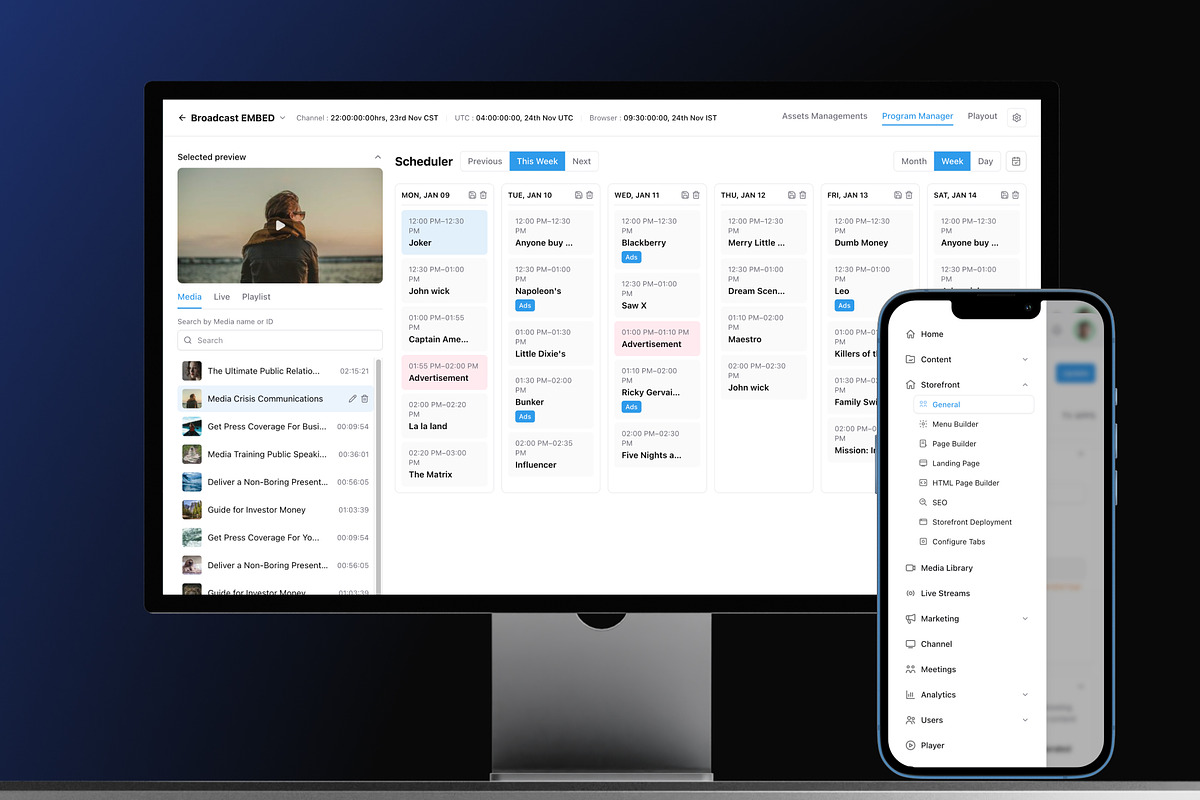 OTT Dashboard - Streaming Platform, a React Template by SyalUIUX (Photo 4 of 6)