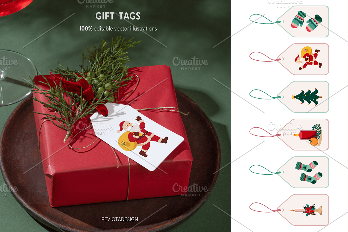 Christmas & New Year collection, a Seasonal Illustration by Peviotadesign (Photo 10 of 13)