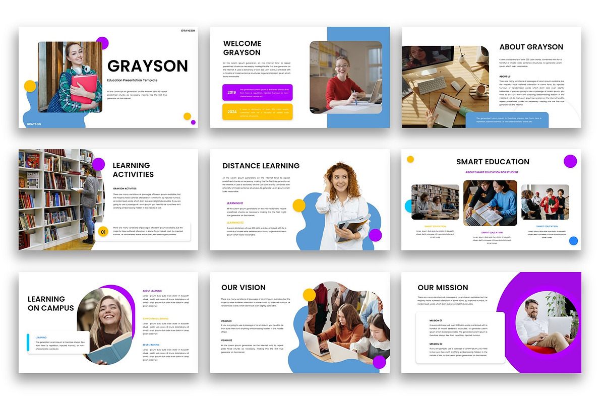 Grayson - Education Keynote Template, a Presentation Template by kreatifreya (Photo 3 of 5)