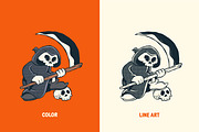 Spooky Friendz - Retro Halloween, a Seasonal Illustration by Ludere Studios (Thumbnail 6 of 11)