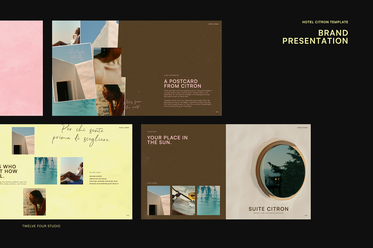 Hotel Citron - Complete Canva Kit for Boutique Stays preview 3