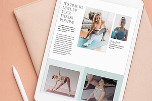 Fitness Studio Website Template