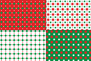 Seamless Red & Green Geometrics, a Pattern Graphic by Melissa Held Designs (Thumbnail 3 of 8)
