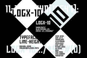 LOGX-10 Font Family