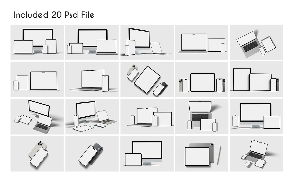 Multi Device Responsive Mockup, an iPad Mockup by Graphicbars (Photo 9 of 23)