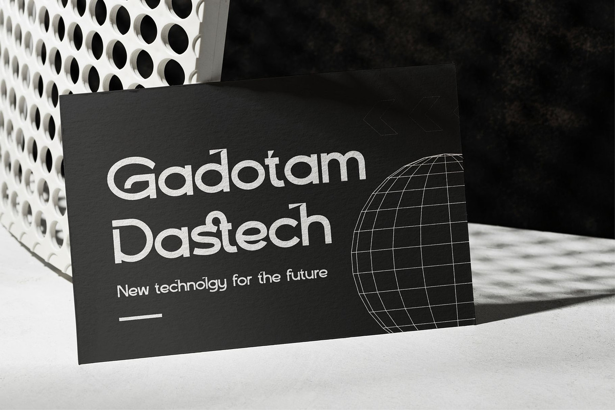 Radibta || Modern Sans Serif Font, a Sans Serif Font by Idea Studio (Photo 3 of 7)