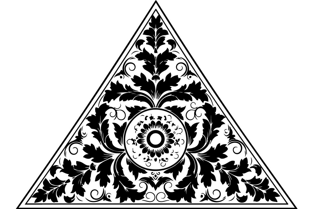 Decorative Celtic Triangle Floral, an Object Graphic by Creativeshirt (Photo 4 of 18)