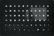 Night Division – Future Font, a Font by Clint English (Thumbnail 4 of 8)
