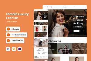 Posh - E-Commerce Landing Page, a Landing Page Template by productype1