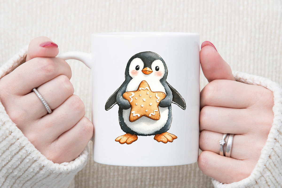 Winter Penguin Christmas Penguin, an Illustration by Sublimation Artist (Photo 5 of 6)