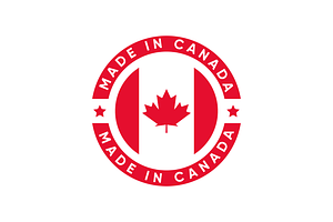 Made In Canada stamp vector design