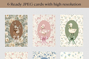 Cottagecore Animal Clipart, an Animal Illustration by NataKa (Thumbnail 4 of 5)