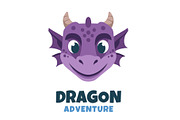 Cute Dragon Adventure Logo, an Animal Illustration by Izdihaar_Studio (Thumbnail 2 of 3)