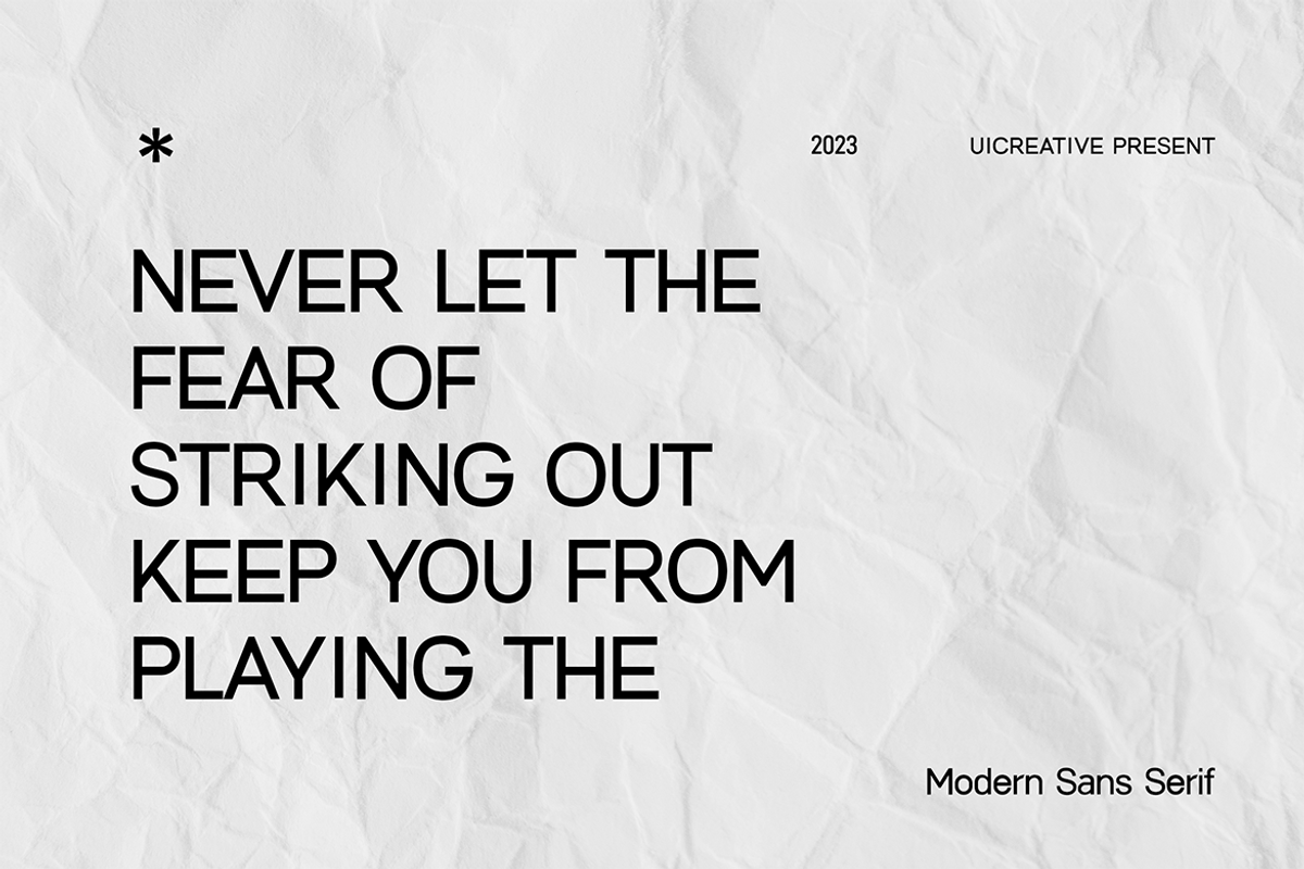 Roundman Modern Sans Serif Font, a Sans Serif Font by UICreative (Photo 11 of 13)