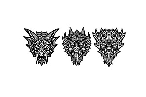 Oni Mask Set