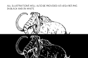 Extinct animals - illustration set, an Animal Illustration by Renée from Studio neetje (Thumbnail 3 of 5)