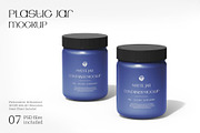 Plastic Jar Mockup Under Daylights, a Cups & Container Mockup by Ram Studio LLC (Thumbnail 1 of 7)