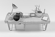 Slab coffee table, a Furniture 3D Model by inDahouze (Thumbnail 7 of 8)