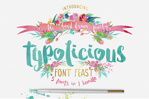 Typolicious Font Bundle Third Storey