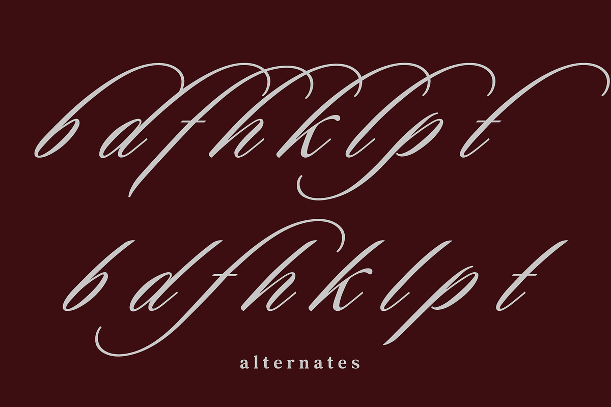 New Freya - Modern Classic Script, a Script Font by Andfonts (Photo 4 of 5)