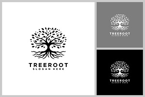 tree and root vector design template, a Branding & Logo Template by quadrazo