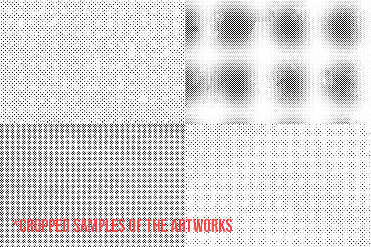 Light Halftone Textures Pack, a Texture Graphic by fukomoku (Photo 8 of 10)