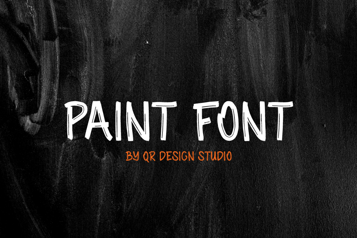 Marker Brushen - Premium Paint Font, a Handwritten Font by QR Design Studio (Photo 2 of 6)