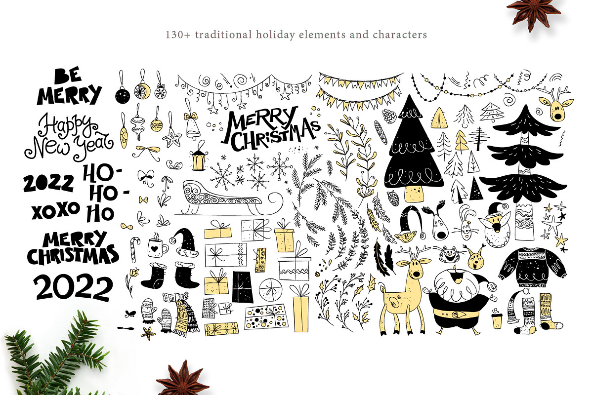 faery Christmas kit, an Animal Illustration by Funnystore (Photo 9 of 13)