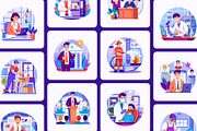 Animated Job Illustrations Art Set, a Work Illustration by Prosymbols (Thumbnail 4 of 5)