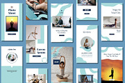 Yoga Social Media Story Templates, a Social Media Template by BoontenStudio (Thumbnail 4 of 8)