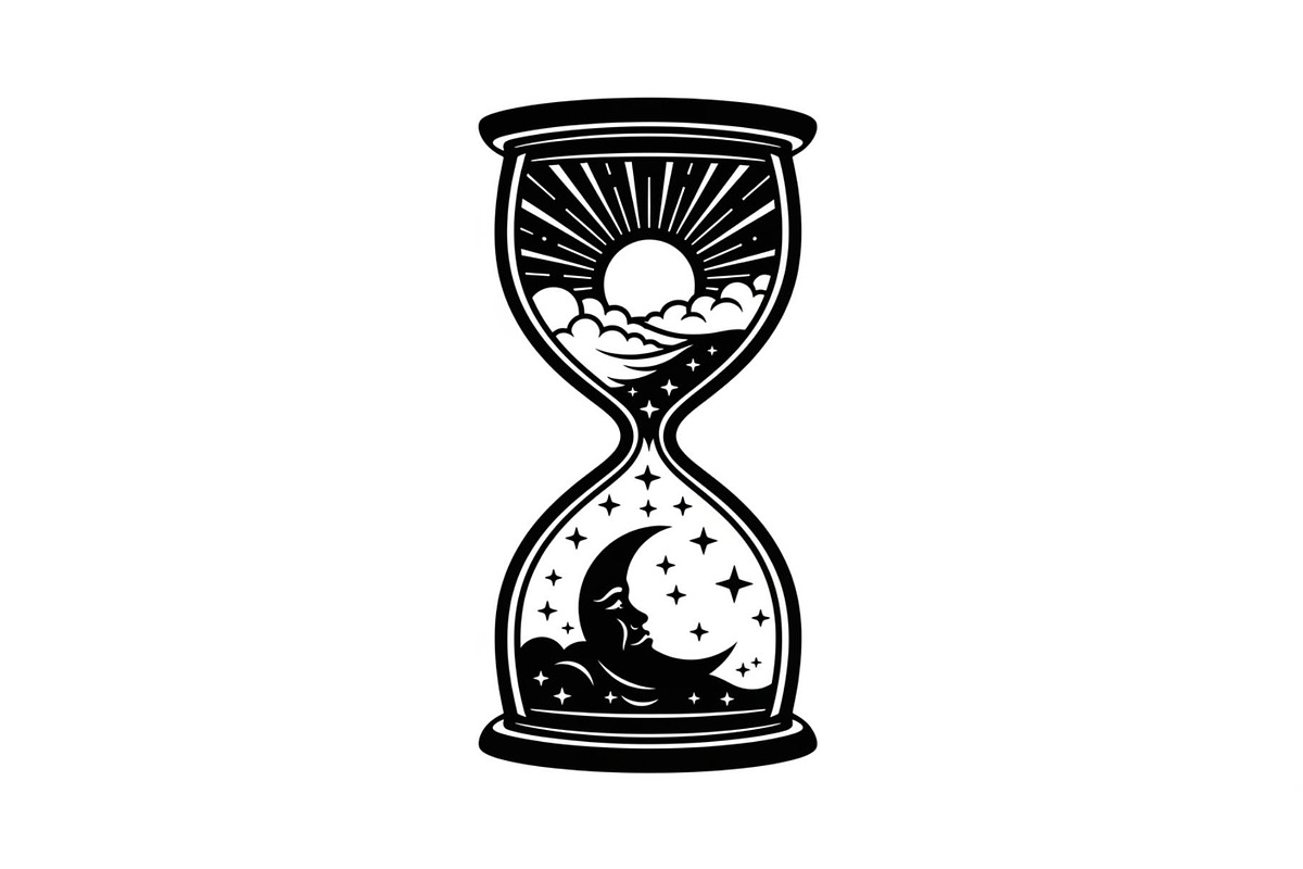 Celestial Sun Moon Hourglass Bundle, an Illustration by Gaye Art (Photo 2 of 31)