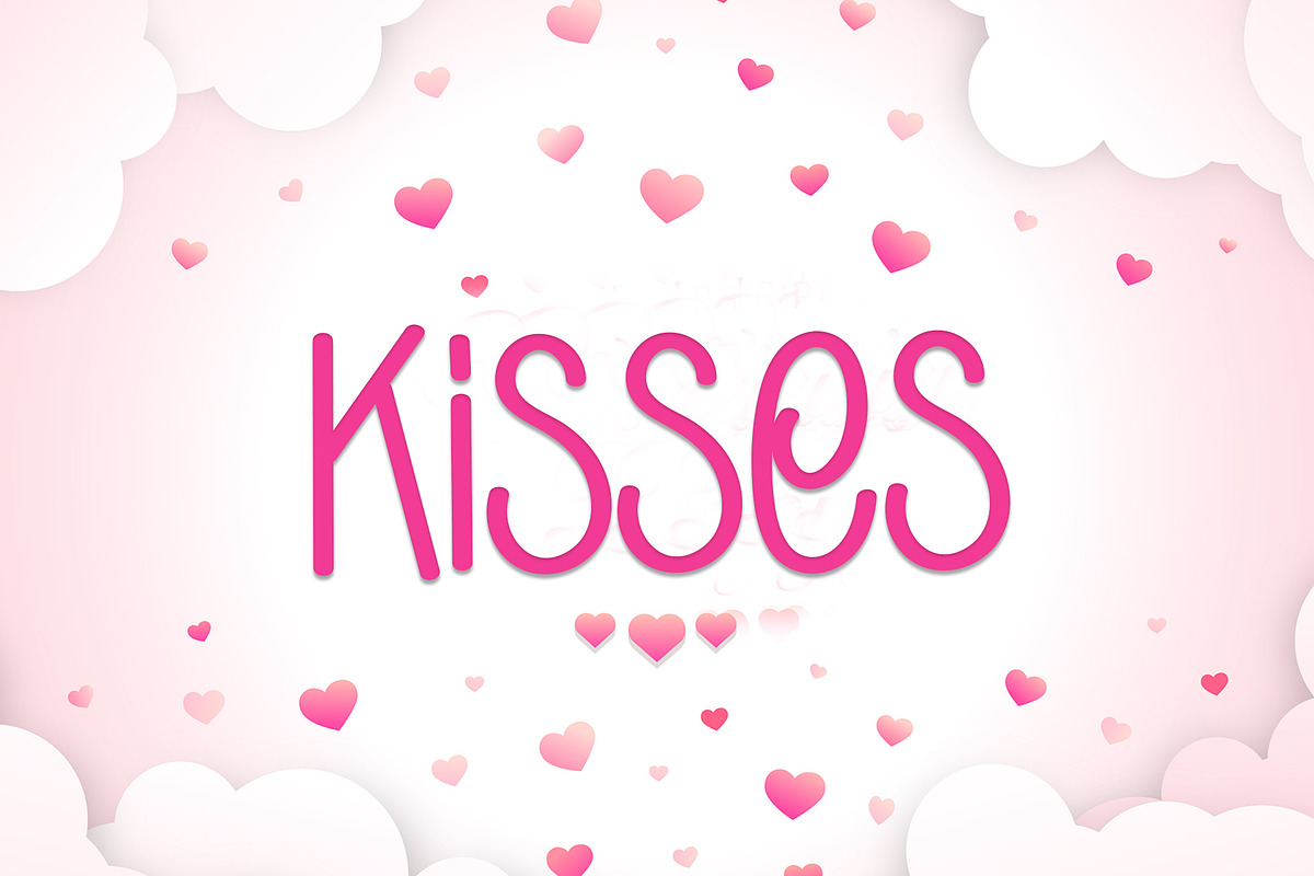 Kisses, a Blackletter Font by Gia Letter (Photo 1 of 6)