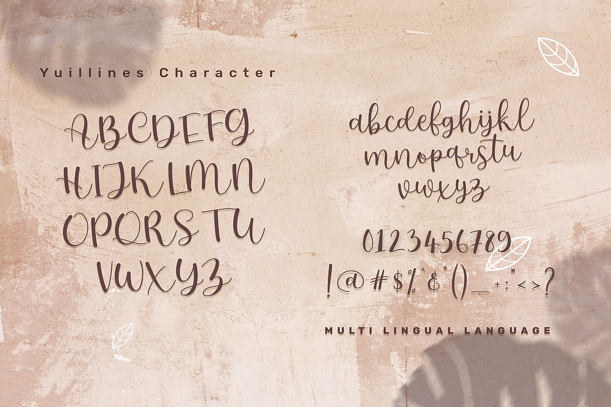 Yuilines Script, a Script Font by sizimon (Photo 10 of 10)