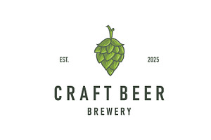Vintage craft brewery logo design, a Branding & Logo Template by Maylianaw28
