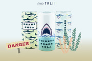 SHARK ATTACK VECTOR BUNDLE, an Illustration by Hello Talii (Thumbnail 6 of 9)
