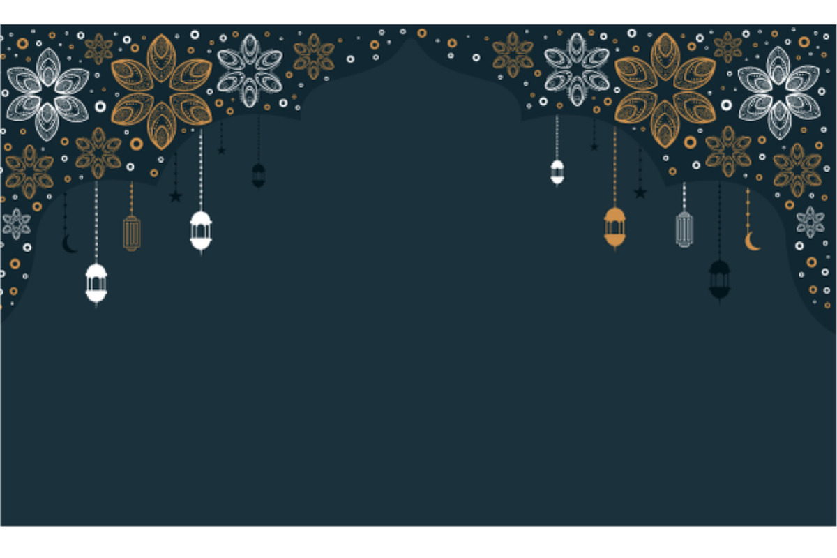 Ramadan ornament background design, a Decorative Illustration by foxndeer (Photo 4 of 4)