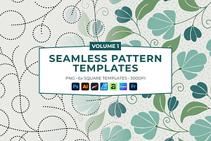 6 Seamless Pattern Templates (Vol 1)