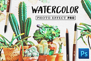 Watercolor Photo Effect Pro, a Plug-in Add-On by Drifter Studio (Thumbnail 1 of 11)