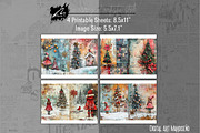 Shabby Lace Xmas Scrapbook Pages, a Seasonal Illustration by Digital Art Mahdiseño (Thumbnail 8 of 10)