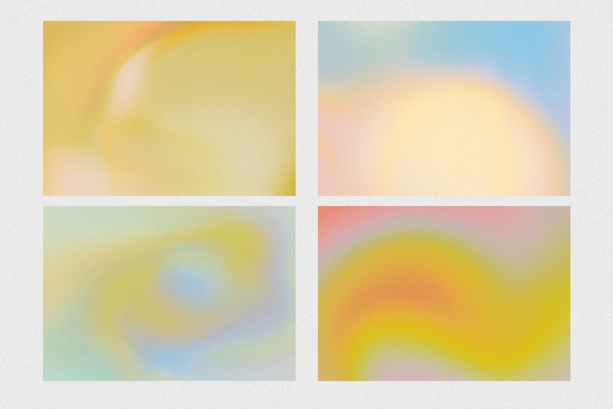 12 Blurred & Grainy gradients, a Texture Graphic by ghost friend's shop (Photo 6 of 6)
