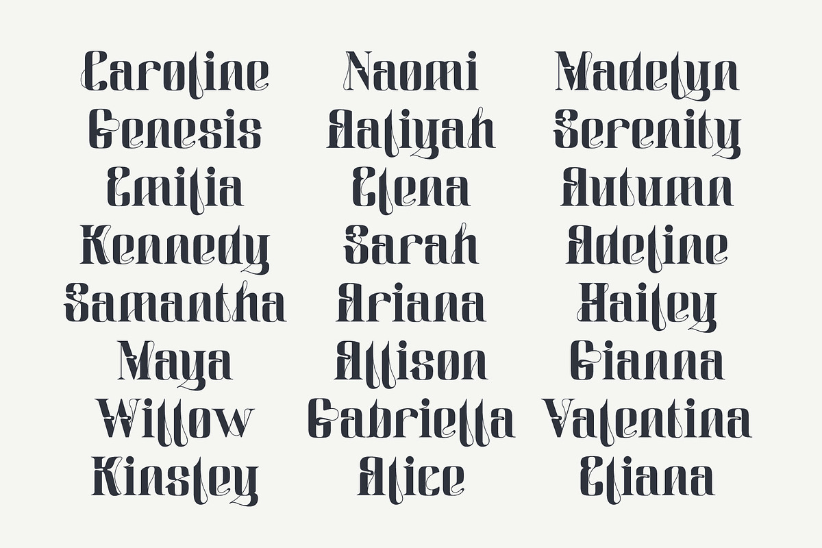 Sogia modern renaissance font, a Serif Font by kaer_shop (Photo 8 of 9)
