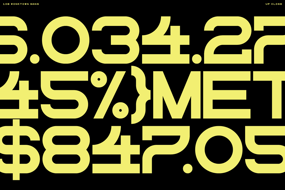 10B Wonktown: Funky Little Sans, a Sans Serif Font by Tenbury Type (Photo 3 of 5)