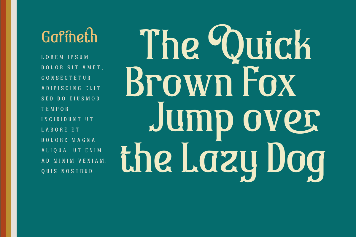 Gafineth – Serif Classic Modernism, a Serif Font by twinstd (Photo 2 of 13)